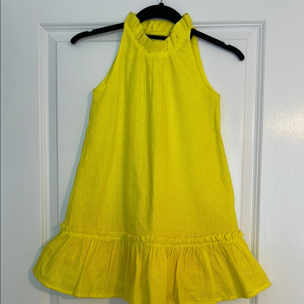 Janie and Jack Yellow Sleeveless Kids Dress